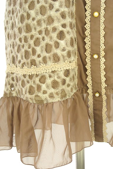 axes femme（アクシーズファム）の古着「起毛レースチュニック（ワンピース・チュニック）」大画像５へ