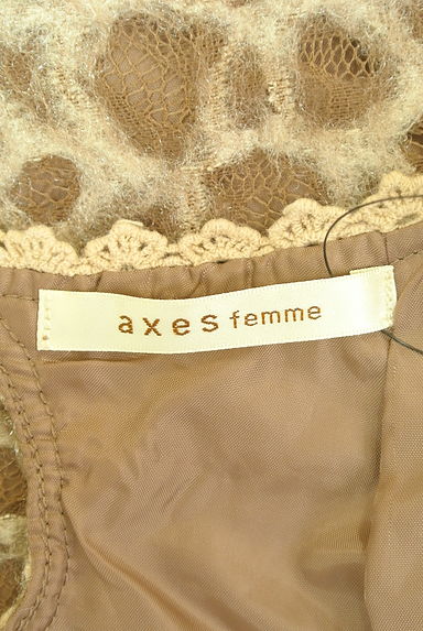 axes femme（アクシーズファム）の古着「起毛レースチュニック（ワンピース・チュニック）」大画像６へ