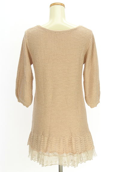 クリックで大画像表示 axes femme(アクシーズファム)の古着「ラメニットチュニック(ワンピース・チュニック)」大画像2へ