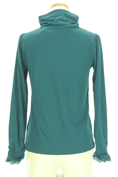 クリックで大画像表示 axes femme(アクシーズファム)の古着「レース付きハイネックカットソー(カットソー・プルオーバー)」大画像2へ