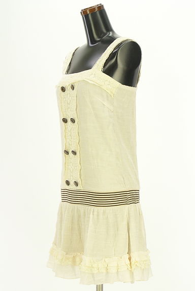 クリックで大画像表示 axes femme(アクシーズファム)の古着「レースMIXキャミワンピース(キャミワンピース)」大画像3へ