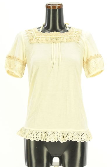 クリックで大画像表示 axes femme(アクシーズファム)の古着「ホルターネック半袖カットソー(カットソー・プルオーバー)」大画像1へ