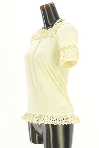 クリックで大画像表示 axes femme(アクシーズファム)の古着「ホルターネック半袖カットソー(カットソー・プルオーバー)」大画像3へ