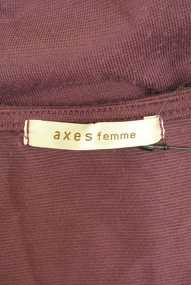 クリックで大画像表示 axes femme(アクシーズファム)の古着「裾ゴムレースプルオーバー(カットソー・プルオーバー)」大画像6へ