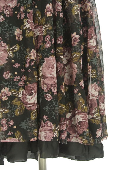 クリックで大画像表示 axes femme(アクシーズファム)の古着「花柄チュールキャミワンピース(キャミワンピース)」大画像5へ