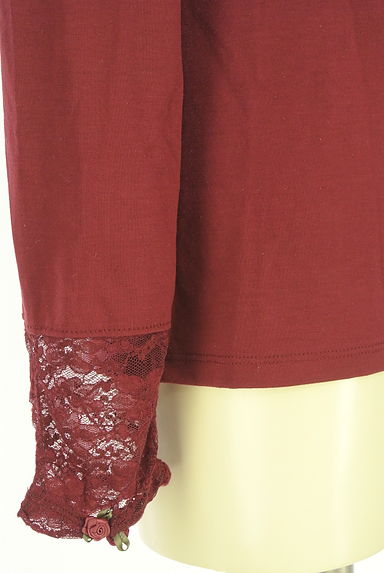 クリックで大画像表示 axes femme(アクシーズファム)の古着「レースMIXハイネックカットソー(カットソー・プルオーバー)」大画像5へ