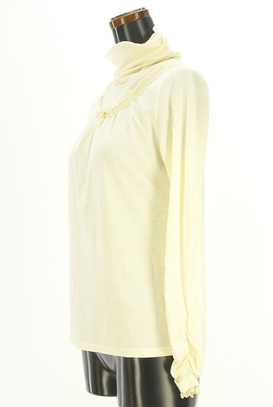 クリックで大画像表示 axes femme(アクシーズファム)の古着「ハイネックレースカットソー(カットソー・プルオーバー)」大画像3へ