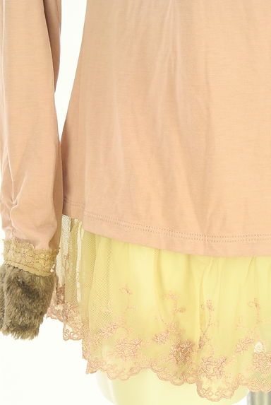 クリックで大画像表示 axes femme(アクシーズファム)の古着「レースMIXハイネックカットソー(カットソー・プルオーバー)」大画像5へ