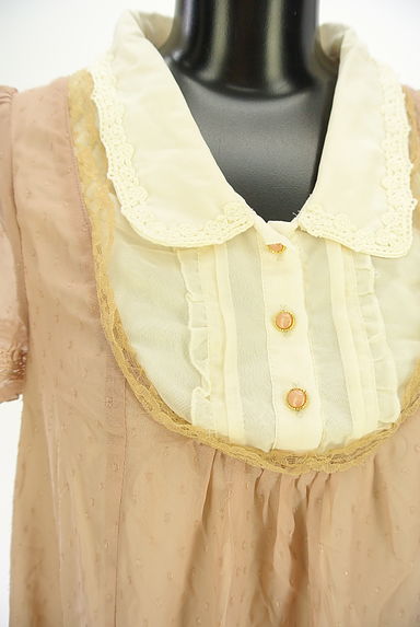 クリックで大画像表示 axes femme(アクシーズファム)の古着「ドビードットシフォンチュニック(ワンピース・チュニック)」大画像4へ