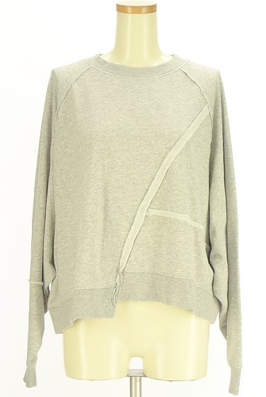 クリックで大画像表示 Samansa Mos2(サマンサモスモス)の古着「ドルマンスリーブ薄手スウェット(スウェット・パーカー)」大画像1へ