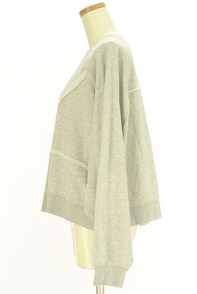 クリックで大画像表示 Samansa Mos2(サマンサモスモス)の古着「ドルマンスリーブ薄手スウェット(スウェット・パーカー)」大画像3へ