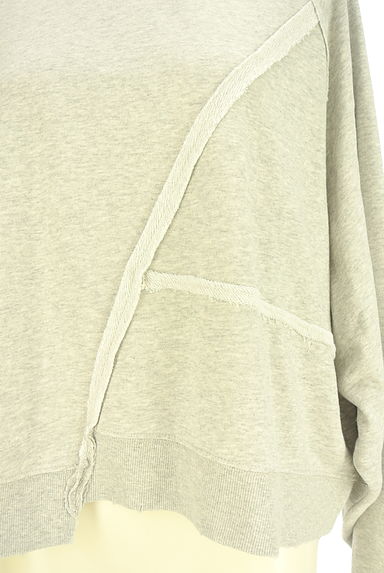 クリックで大画像表示 Samansa Mos2(サマンサモスモス)の古着「ドルマンスリーブ薄手スウェット(スウェット・パーカー)」大画像4へ