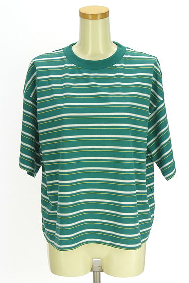 クリックで大画像表示 Samansa Mos2(サマンサモスモス)の古着「SM2 マルチボーダーTシャツ(Tシャツ)」大画像1へ