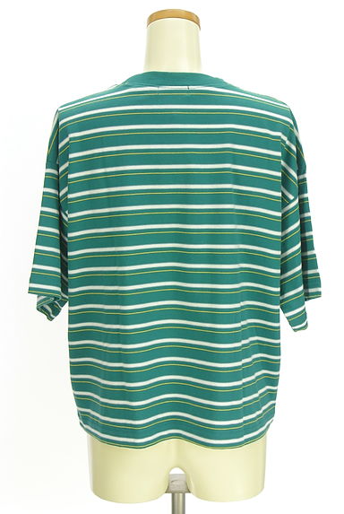 クリックで大画像表示 Samansa Mos2(サマンサモスモス)の古着「SM2 マルチボーダーTシャツ(Tシャツ)」大画像2へ