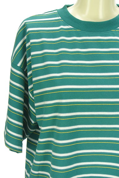 クリックで大画像表示 Samansa Mos2(サマンサモスモス)の古着「SM2 マルチボーダーTシャツ(Tシャツ)」大画像4へ