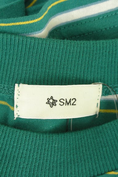 クリックで大画像表示 Samansa Mos2(サマンサモスモス)の古着「SM2 マルチボーダーTシャツ(Tシャツ)」大画像6へ