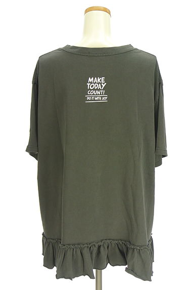 クリックで大画像表示 Samansa Mos2(サマンサモスモス)の古着「SM2 裾フリルチュニックTシャツ(Tシャツ)」大画像2へ