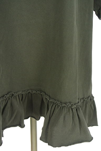 クリックで大画像表示 Samansa Mos2(サマンサモスモス)の古着「SM2 裾フリルチュニックTシャツ(Tシャツ)」大画像5へ