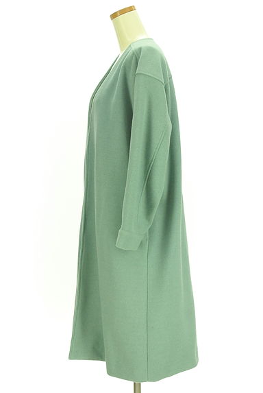 クリックで大画像表示 HUMAN WOMAN(ヒューマンウーマン)の古着「ノーカラーロングコート(コート)」大画像3へ