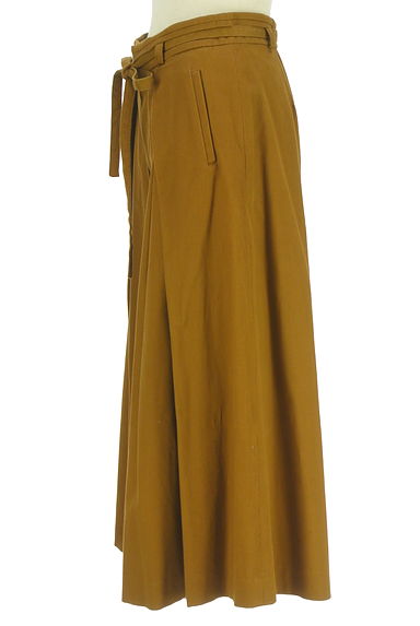 クリックで大画像表示 HUMAN WOMAN(ヒューマンウーマン)の古着「ベルト付きアンクル丈タックワイドパンツ(パンツ)」大画像3へ