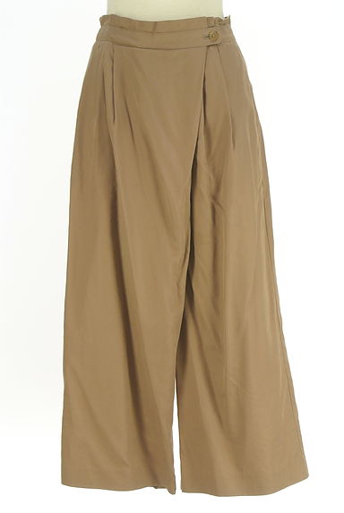 クリックで大画像表示 HUMAN WOMAN(ヒューマンウーマン)の古着「ななめタックワイドパンツ(パンツ)」大画像1へ