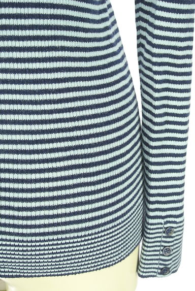 クリックで大画像表示 McGREGOR(マックレガー)の古着「ボーダー柄タートルネックリブニットトップス(ニット)」大画像5へ