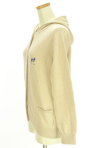 クリックで大画像表示 Mademoiselle NON NON(マドモアゼルノンノン)の古着「フーディニットカーディガン(カーディガン・ボレロ)」大画像3へ