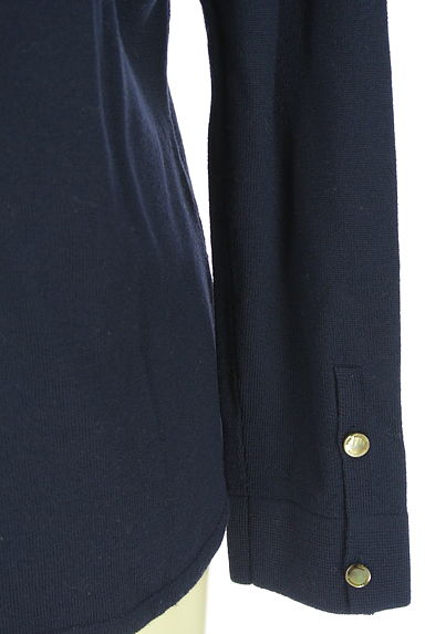 クリックで大画像表示 Mademoiselle NON NON(マドモアゼルノンノン)の古着「フリルハイネックカーディガン(カーディガン・ボレロ)」大画像5へ