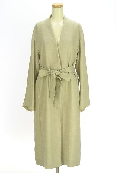 クリックで大画像表示 INED(イネド)の古着「リネンライクロングコート(コート)」大画像1へ