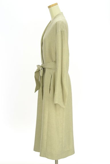 INED（イネド）の古着「リネンライクロングコート（コート）」大画像３へ