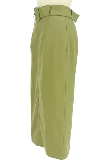 クリックで大画像表示 LE SOUK(ルスーク)の古着「ベルト付きペンシルスカート(ロングスカート・マキシスカート)」大画像3へ