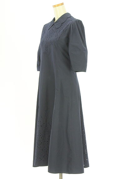 クリックで大画像表示 Maglie le cassetto(マーリエ ル カセット)の古着「M Maglie le cassetto 刺繍ロングワンピース(ワンピース・チュニック)」大画像3へ