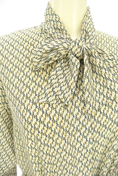 クリックで大画像表示 INED(イネド)の古着「ベルト付きボウタイロングワンピース(ワンピース・チュニック)」大画像4へ