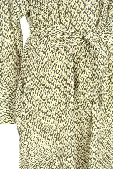 クリックで大画像表示 INED(イネド)の古着「ベルト付きボウタイロングワンピース(ワンピース・チュニック)」大画像5へ