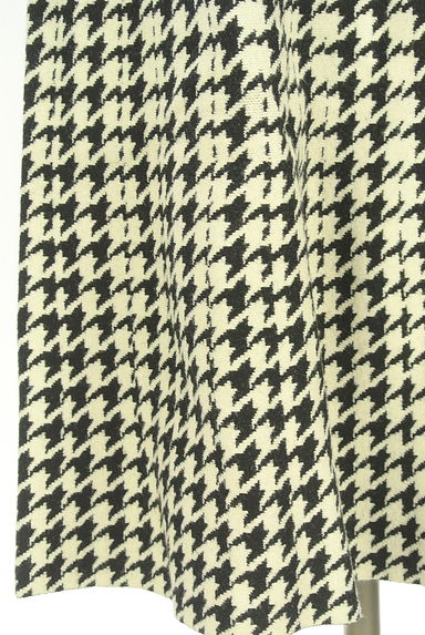 クリックで大画像表示 ef-de(エフデ)の古着「千鳥格子柄膝丈ニットワンピース(ワンピース・チュニック)」大画像5へ