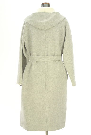 クリックで大画像表示 INED(イネド)の古着「ベルト付きロングガウンコート(コート)」大画像2へ