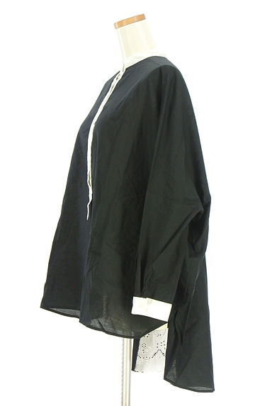 クリックで大画像表示 MidiUmi(ミディウミ)の古着「バイカラーブラウス(カットソー・プルオーバー)」大画像3へ