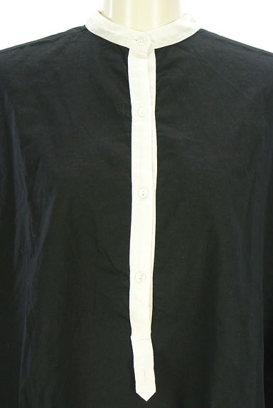 クリックで大画像表示 MidiUmi(ミディウミ)の古着「バイカラーブラウス(カットソー・プルオーバー)」大画像4へ