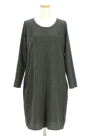 mizuiro ind（ミズイロインド）の古着「バッククロス膝丈ワンピース（ワンピース・チュニック）」大画像１へ