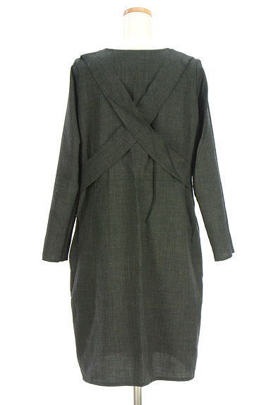 mizuiro ind（ミズイロインド）の古着「バッククロス膝丈ワンピース（ワンピース・チュニック）」大画像２へ