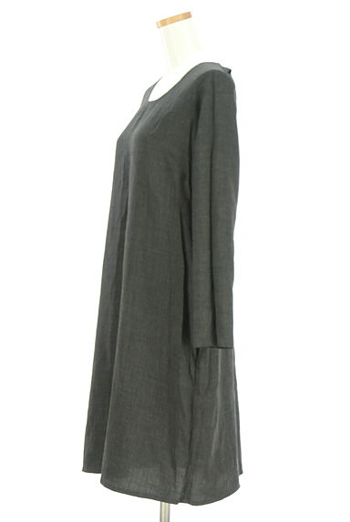 mizuiro ind（ミズイロインド）の古着「バッククロス膝丈ワンピース（ワンピース・チュニック）」大画像３へ