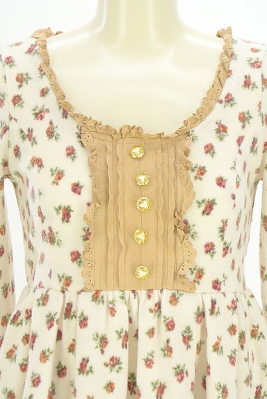 クリックで大画像表示 LIZ LISA(リズリサ)の古着「花柄ニットチュニック(セーター)」大画像4へ