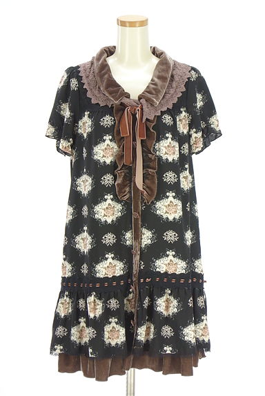 axes femme（アクシーズファム）の古着「花柄ミニワンピース（ワンピース・チュニック）」大画像１へ