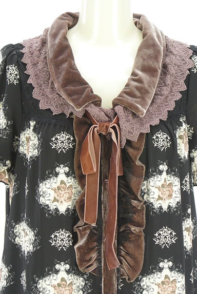 axes femme（アクシーズファム）の古着「花柄ミニワンピース（ワンピース・チュニック）」大画像４へ