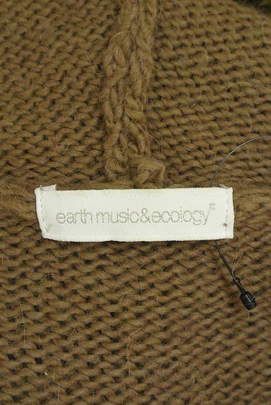 earth music&ecology（アースミュージック＆エコロジー）の古着「ケーブルニットコート（カーディガン・ボレロ）」大画像６へ
