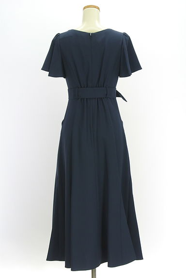 クリックで大画像表示 PROPORTION BODY DRESSING(プロポーションボディドレッシング)の古着「ベルト付きフレアスリーブロングワンピース(ワンピース・チュニック)」大画像2へ