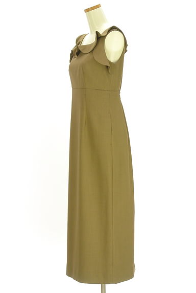 クリックで大画像表示 PROPORTION BODY DRESSING(プロポーションボディドレッシング)の古着「フリルロングワンピース(ワンピース・チュニック)」大画像3へ