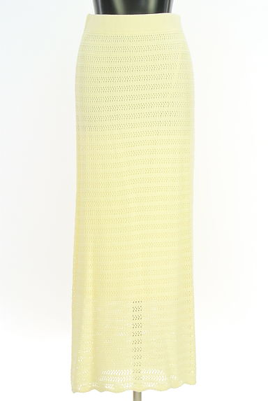 クリックで大画像表示 PROPORTION BODY DRESSING(プロポーションボディドレッシング)の古着「ローゲージニットセットアップ(セットアップ(ジャケット+スカート))」大画像4へ