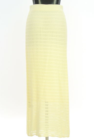 クリックで大画像表示 PROPORTION BODY DRESSING(プロポーションボディドレッシング)の古着「ローゲージニットセットアップ(セットアップ(ジャケット+スカート))」大画像5へ