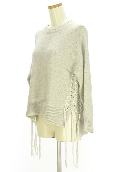 MAYSON GREY（メイソングレイ）の古着「サイドレースアップニット（セーター）」大画像３へ